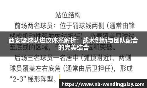 西安篮球队进攻体系解析：战术创新与团队配合的完美结合